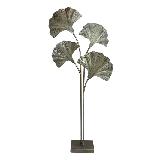 Ginkgo - metallinen lattiavalaisin