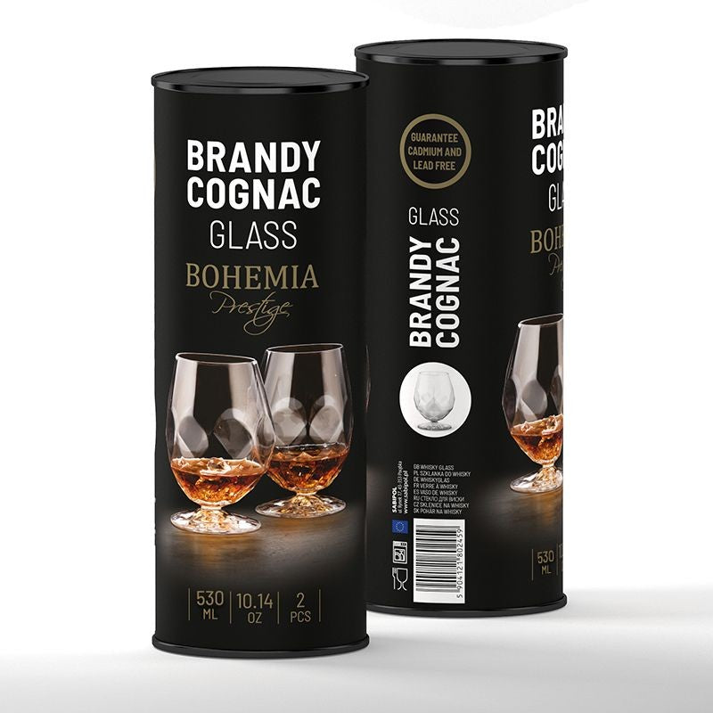 Bohemia kristalli Brandi/konjakkilasit 2kpl.